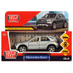 Модель ин. мет. "Mercedes-Benz GLE" 12см, двери, багаж, серебристый, в коробка GLE-12-SR (Технопарк)