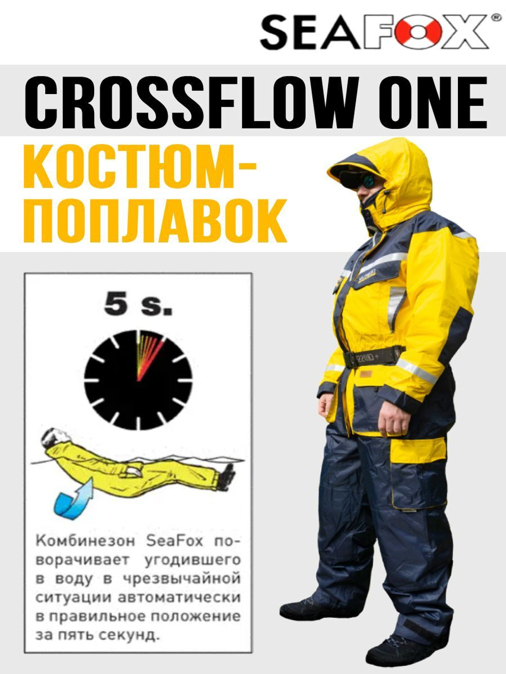 Костюм - поплавок CROSSFLOW TWO размер G, 60-62