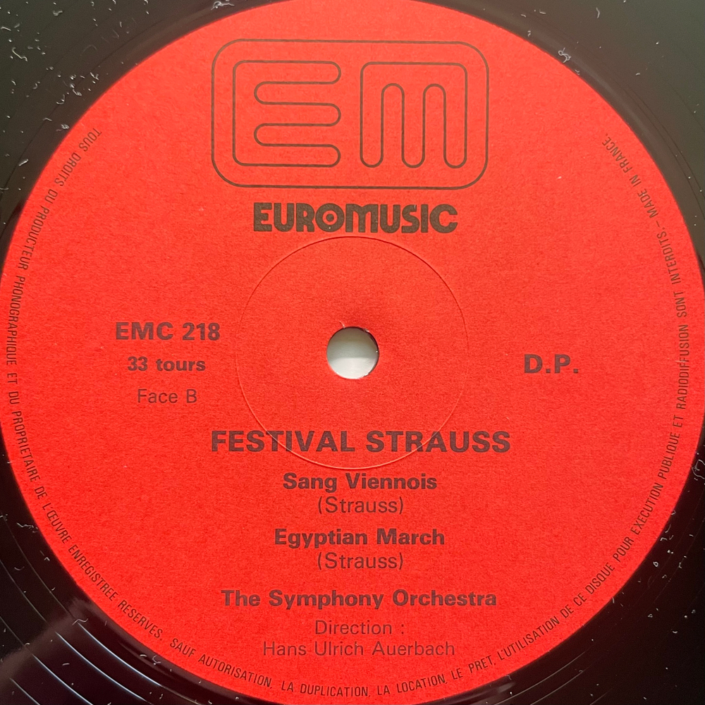 Festival Strauss - Johann Strauss Jr., Hans Ulrich Auerbach ‎(Франция)