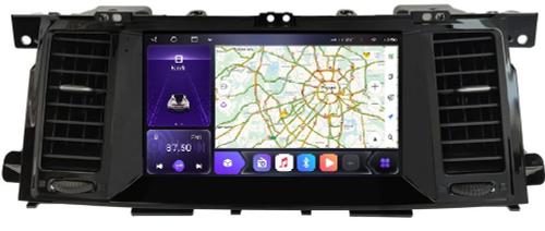 Магнитола для Nissan Patrol Y62, Infiniti QX56/QX80 2010-2019 (поддержка Bose, 360 и мониторов, рамка 9") - Kuberg EW-9222 QLed+2K, Android 12, Быстрая, CarPlay, 4G SIM-слот