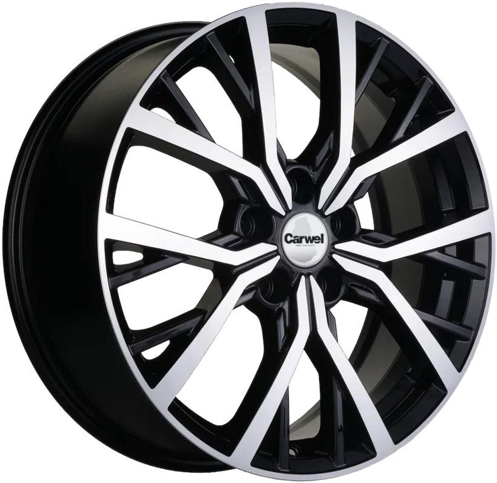 Carwel Тур 7x18 5x114.3 ET 37 Dia 66.5 (silver)
