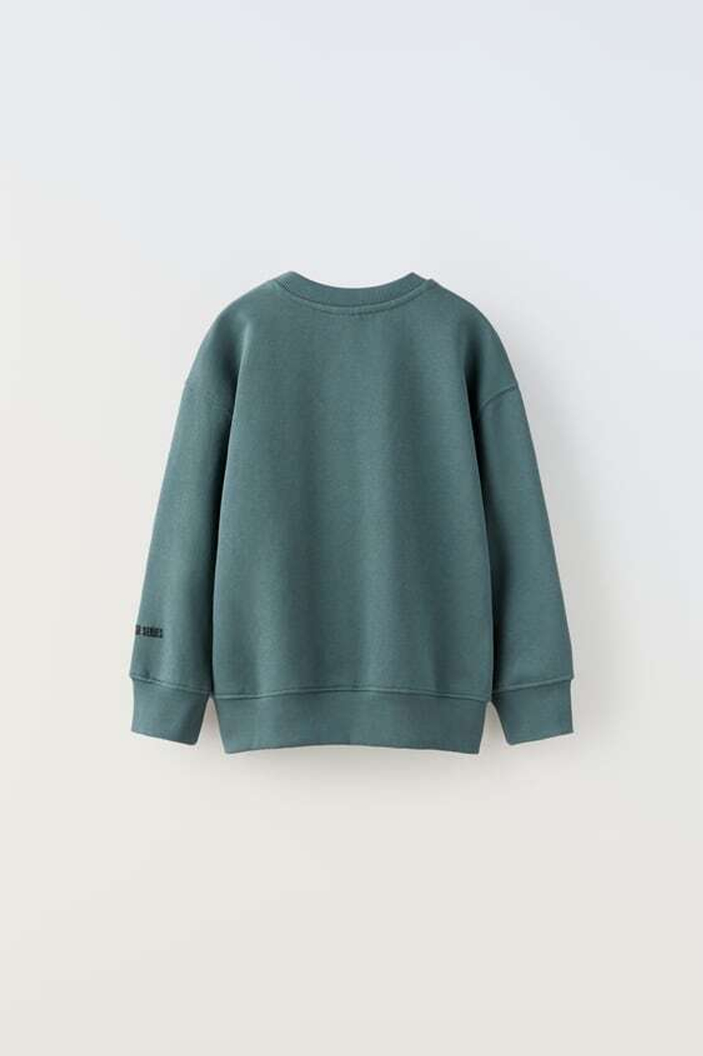 ZARA КОМПЛЕКТ ИЗ ТОЛСТОВКИ И БРЮК, ВЫЦВЕТШИЙ СИНИЙ