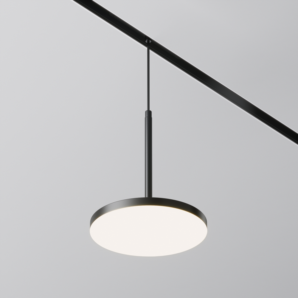Магнитный трековый светильник Maytoni Plato TR123-2-15W4K-B