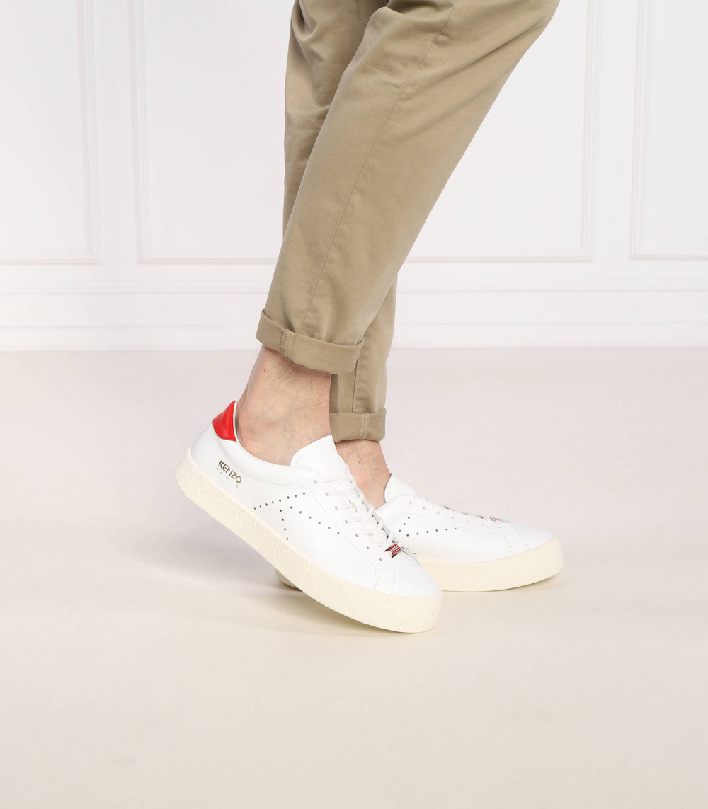 Кожаные кроссовки kenzoswing low Kenzo - белый(FC65SN030L50)
