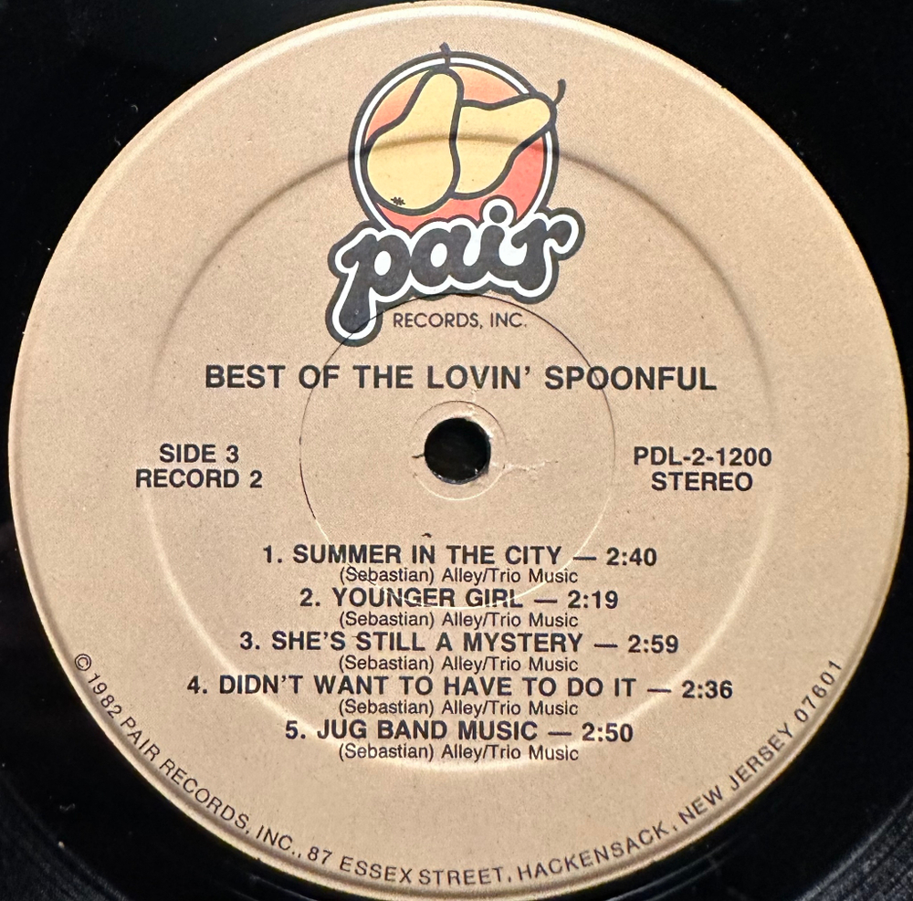The Lovin' Spoonful- Best Of The Lovin' Spoonful 2LP (США 1988г.)