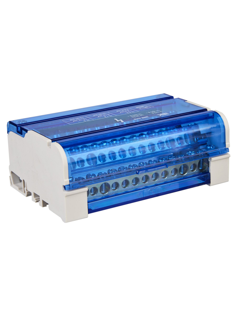 IEK Шины на DIN-рейку в корпусе (кросс-модуль) 3L+PEN 4х15