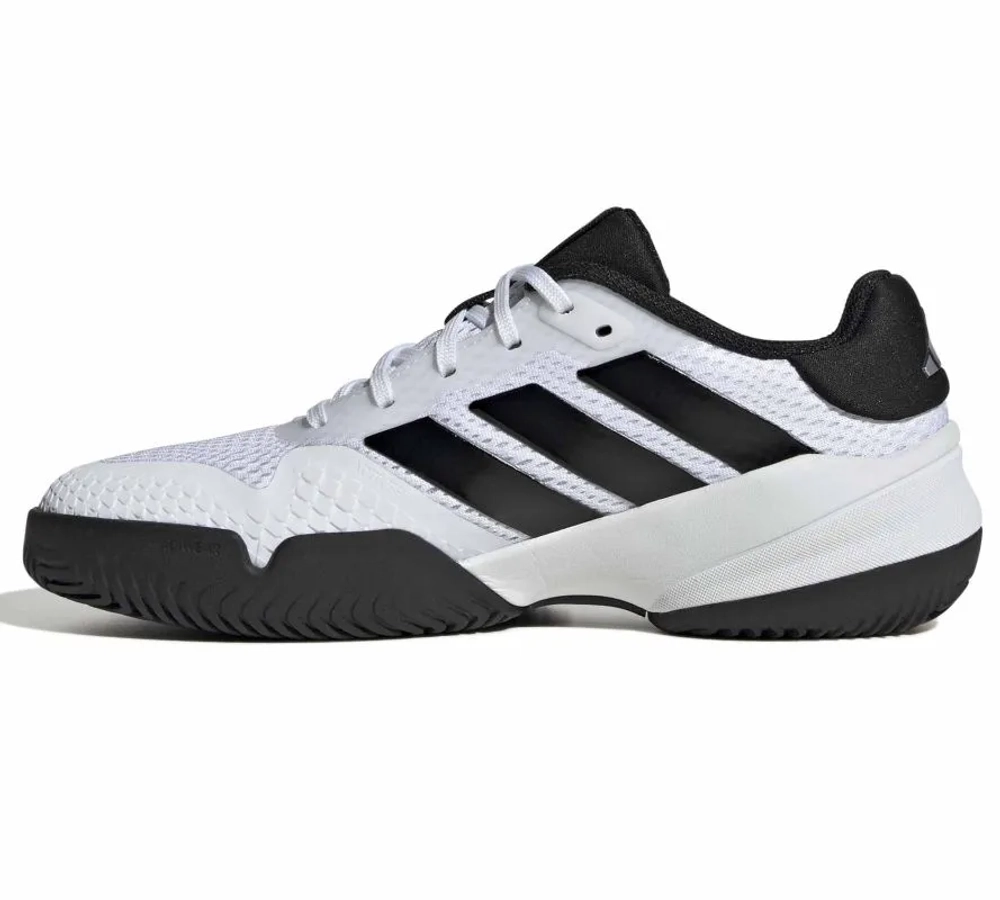 Детские теннисные кроссовки Adidas Barricade K - white/core black