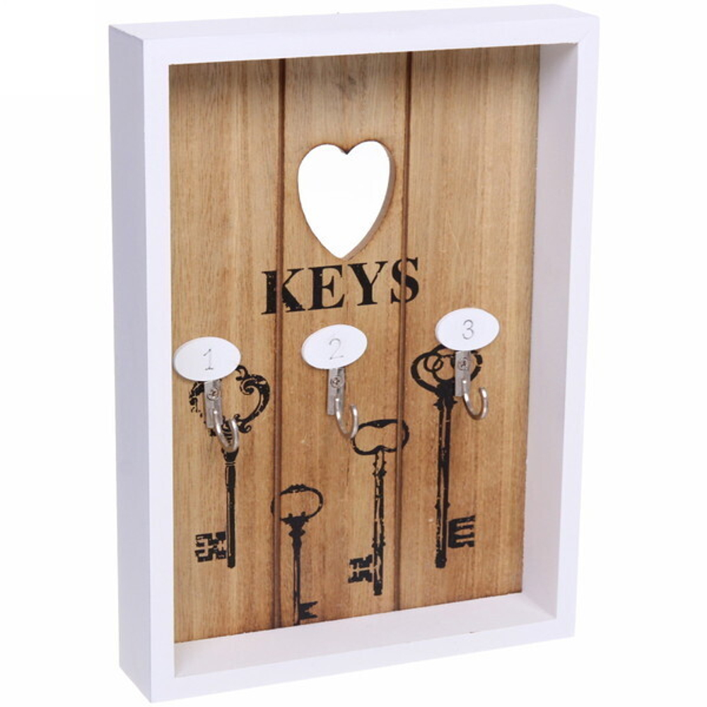 Ключница-панно «Keys» 25*18см 3 крючка LH316351
