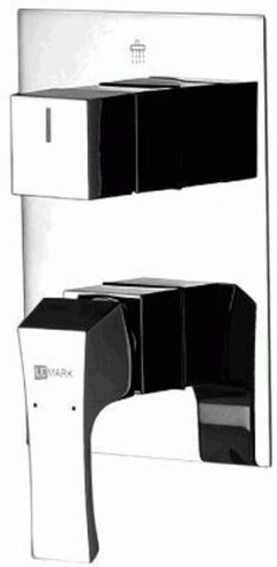 смеситель ванна/душ LEMARK Unit встраиваемый,трехпозиционный, картридж 35мм LM4528C