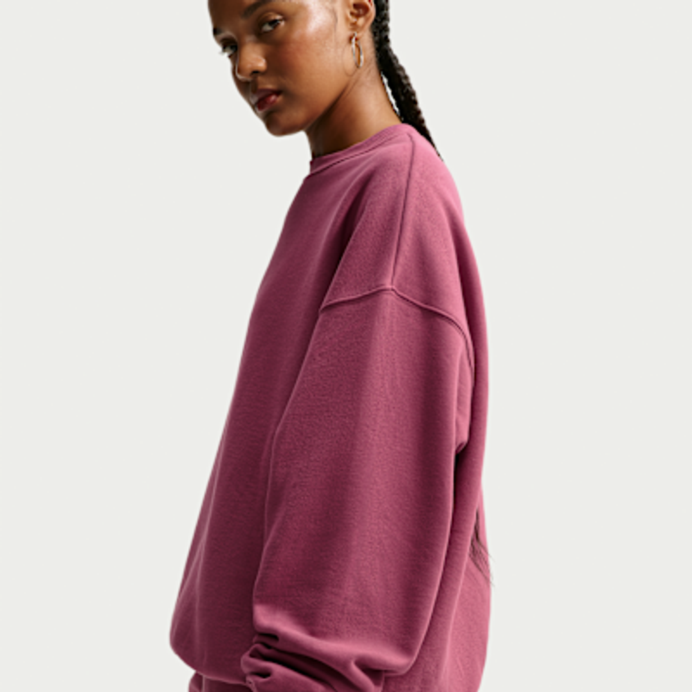 Женская толстовка свободного кроя с круглым вырезом Nike Studio Fleece Medium Weight - Nike