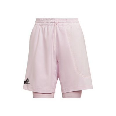 Мужские теннисные шорты adidas US Series 2in1 Shorts Men - Pink
