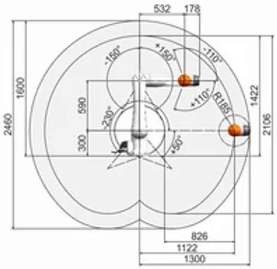 Промышленный робот KUKA KR 4 AGILUS, KR 4 R600