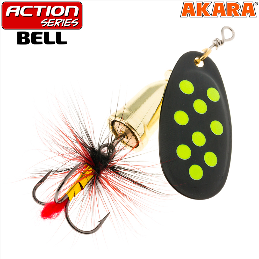 Блесна вращающаяся Akara Action Series Bell 5 12 гр. 3/7 oz. A7