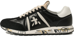 Premiata Lucy-D sneakers Черные с белым кожаные