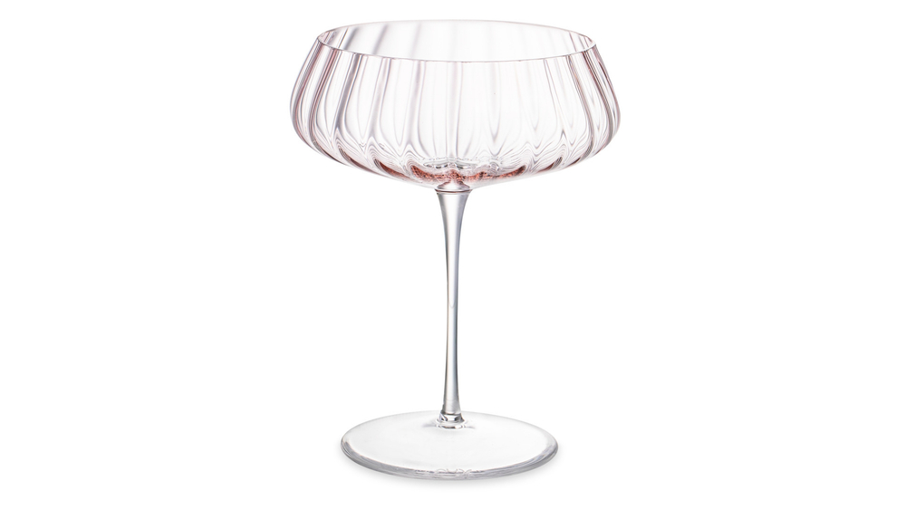 Набор креманок для шампанского 2шт 400мл Nude Glass Round UP Dusty Rose розовый