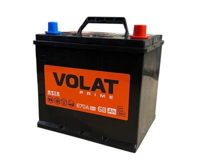 VOLAT Prime Asia 68Ah L+ (нижний борт)