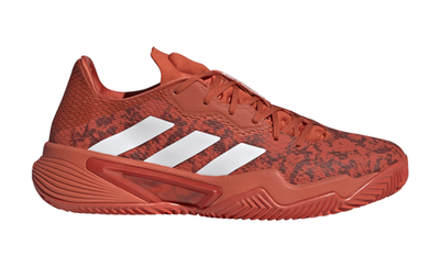 Мужские кроссовки теннисные Adidas Barricade M Clay - preloved red/cloud white/preloved red