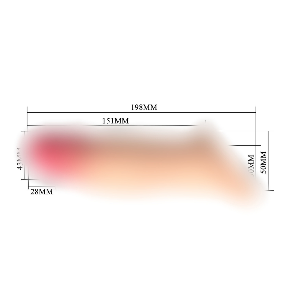 Реалистичная насадка на пенис BI-026278N