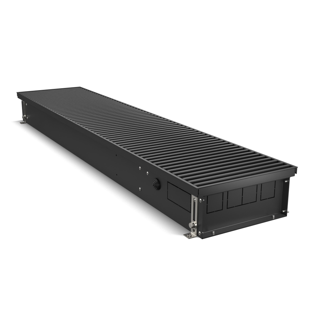 Конвектор внутрипольный Royal Thermo ATRIUM TURBO-110/250/2900-DG-U-BL