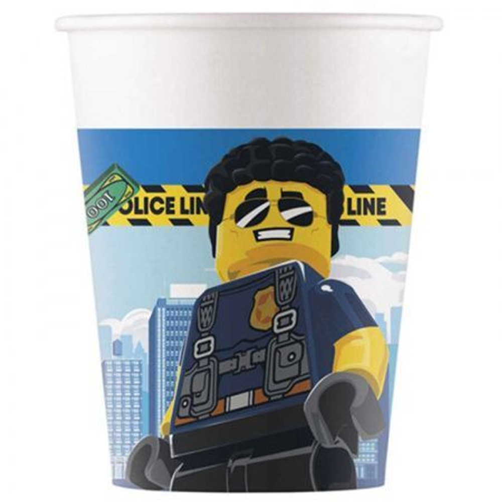 РАСПРОДАЖА Стакан бум LEGO CITY лего сити  200мл 8шт.