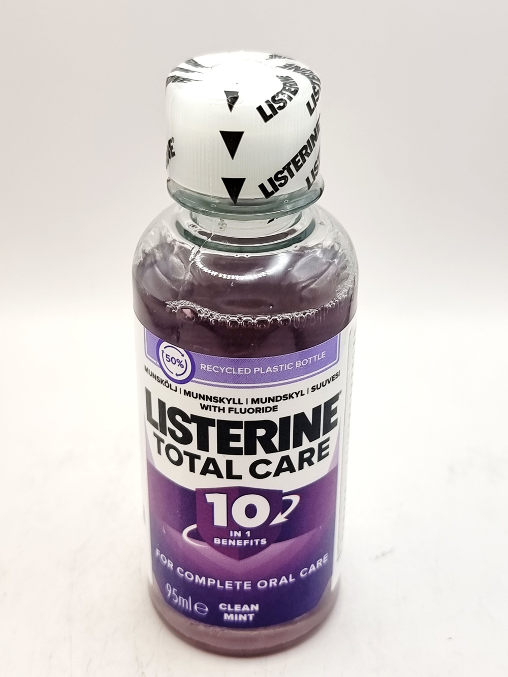Ополаскиватель для полости рта Listerine Total Care 10 в 1, 95 мл (Из Финляндии)