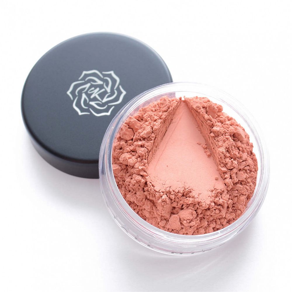 Румяна сатиново-шиммерные В206 Умеренно-розовый 4гр (Kristall Minerals Cosmetics)