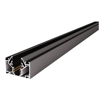 Шинопровод под натяжной потолок 2м (Заглушки 2+2 в ком) ST047.429.02 черный Skyline 48 ST-Luce