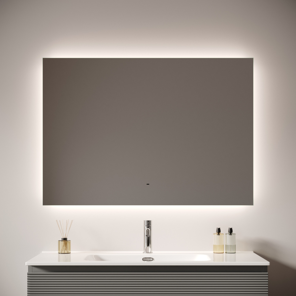Зеркало для ванной комнаты SANCOS Поле 2.0 (Square 2.0) 1000х700 led подсветка 2700K/4000K/5000K SQ2.1000