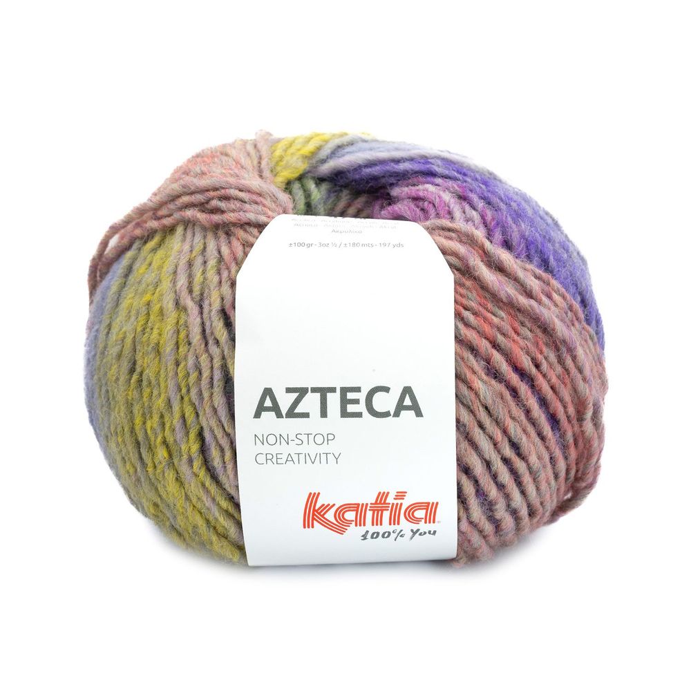 Пряжа Katia (Катя) Azteca / уп.10 мот. по 100 г, 180 м, 493.7892 Пряжа Katia (Катя) Azteca / уп.10 мот. по 100 г, 180 м, 493.7892