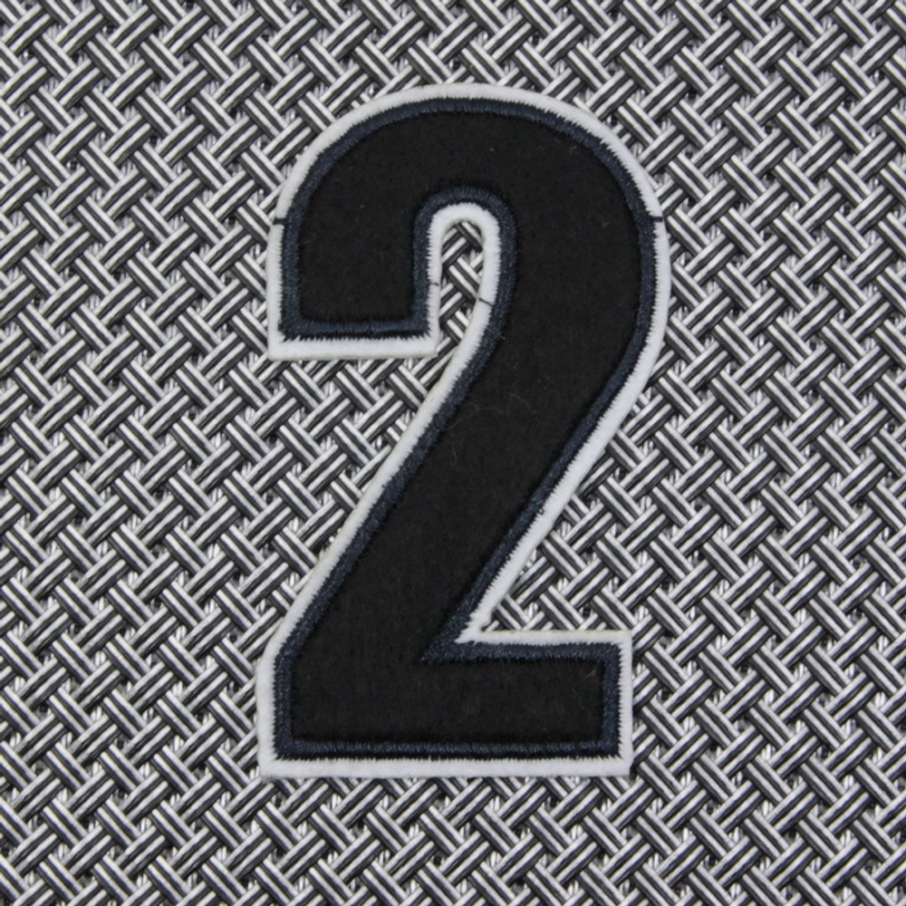 Нашивка Цифра "2" (черная)