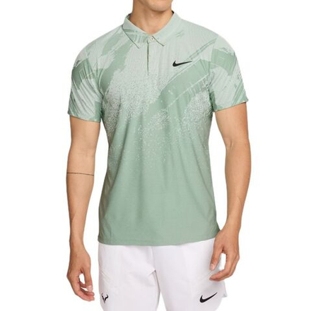 Теннисное поло Nike Court Paris Slam Advantage Dri-Fit Tennis - steam/barely green/black