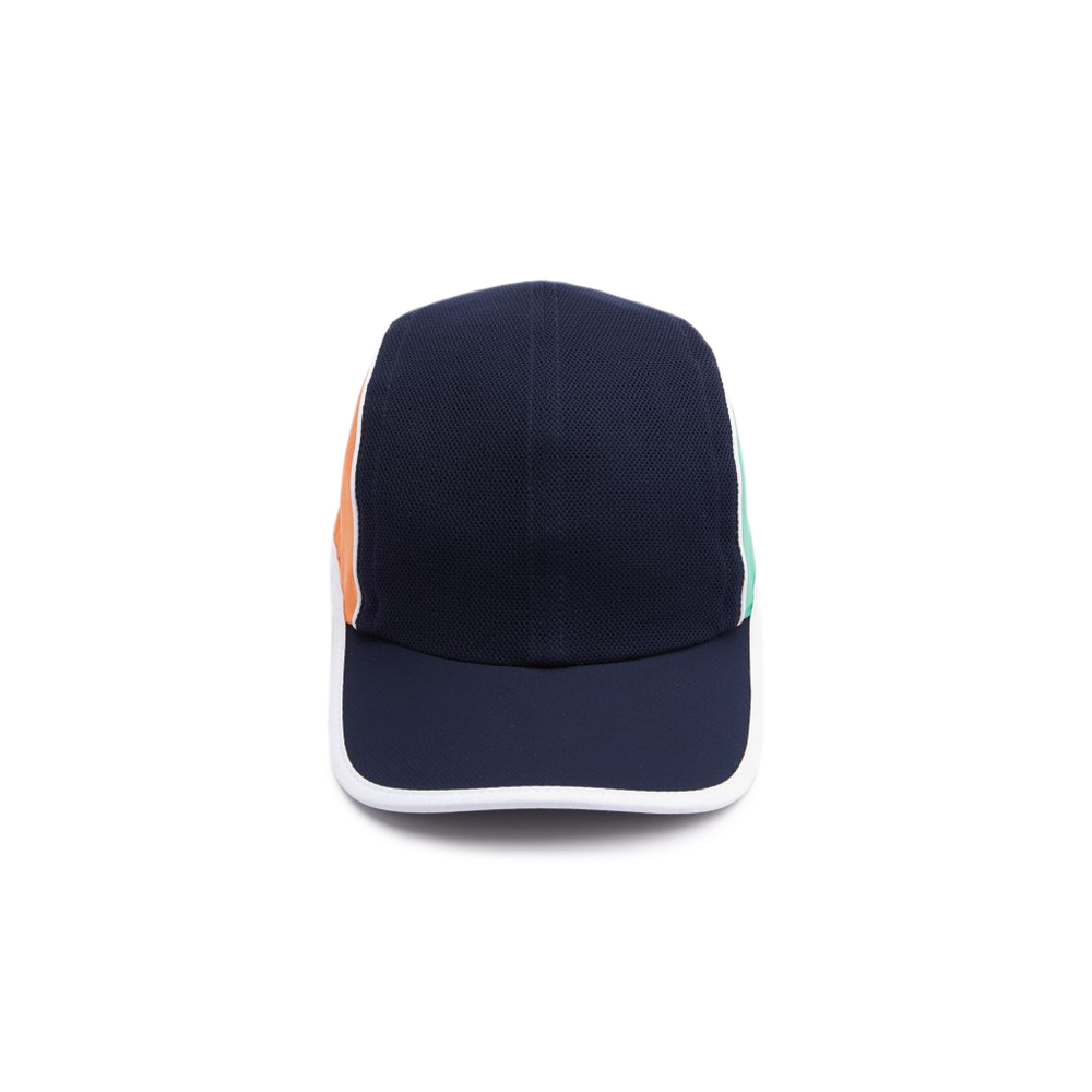 Czapka tenisowa Lacoste Men's SPORT Mesh Panel Light - navy blue/orange/green/white