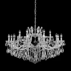 Подвесная люстра Hollywood HOLLYWOOD SP12+6 CHROME Crystal Lux