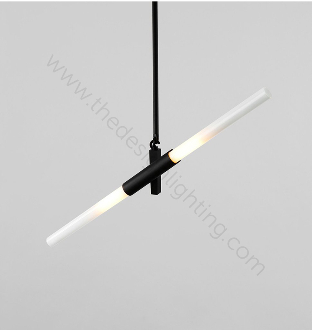 Ceiling design lamp  AGNES by Roll & Hill (2 lampshade ,  Black)
