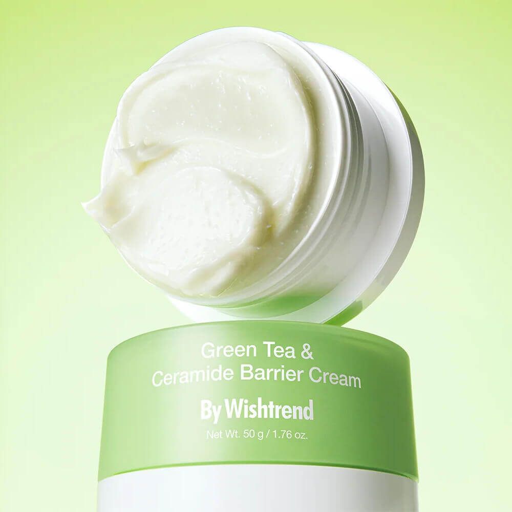 BY WISHTREND [Повредилась упаковка] Green Tea & Ceramide Barrier Cream (50 гр)