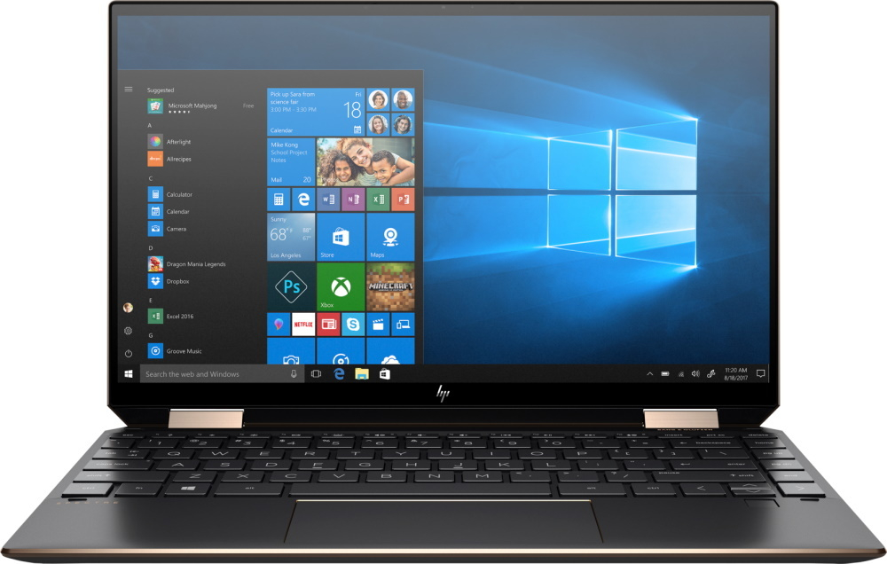 Ноутбук HP Spectre x360 13-aw2022ur 13.3";(1920x1080) Cенсорный/ i7-1165G7(2.8ГГц)/ 16Гб/ 512Gb SSD/ Iris Xe Graphics/ нет DVD/ Win10 / Черный 2X1X3EA