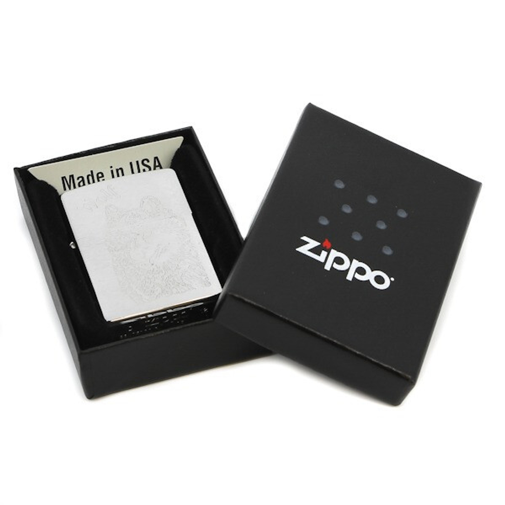 Зажигалка ZIPPO 200 Wolf