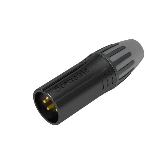 Seetronic SCMM4-BG Кабельный разъём XLR "папа", 4-контактный