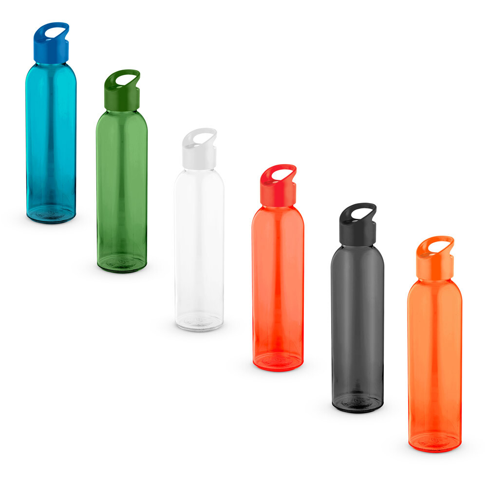 PORTIS GLASS. Стеклянная бутылка с крышкой из PP 500 мл