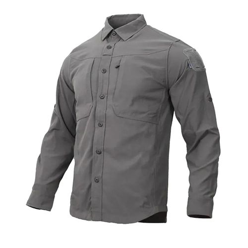 Рубашка EmersonGear BlueLabel "Ventilation" Tactical Shirt Smoking (серый), L
