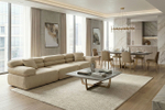 Стул Garda Decor бежевый 46,5*58*81 см