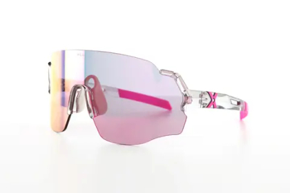 Спортивные очки HILX Savage (L) Shiny Crystal Grey Pink / Pink Lens