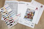 Набор для вышивания нитками Luca-S, Лесные друзья 30х43 см