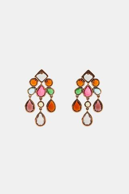 ZARA КОМБИНИРОВАННЫЕ СЕРЬГИ СО СТРАЗАМИ, ЗОЛОТИСТЫЙ