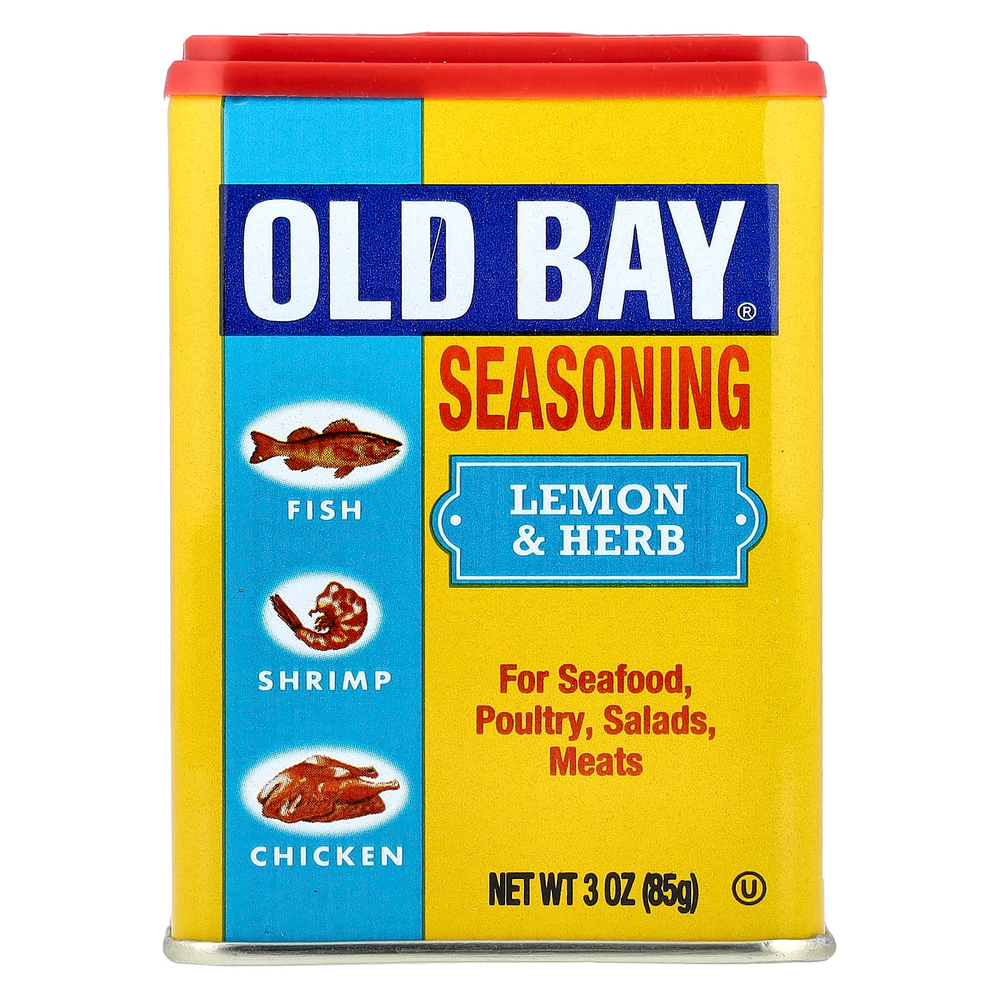 Old Bay, приправа с лимоном и травами, 85 г (3 унции)