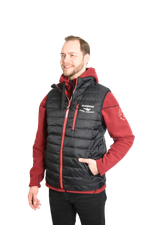 Жилет Alaskan Juneau Vest Black  M утепленный стеганый черный /красный