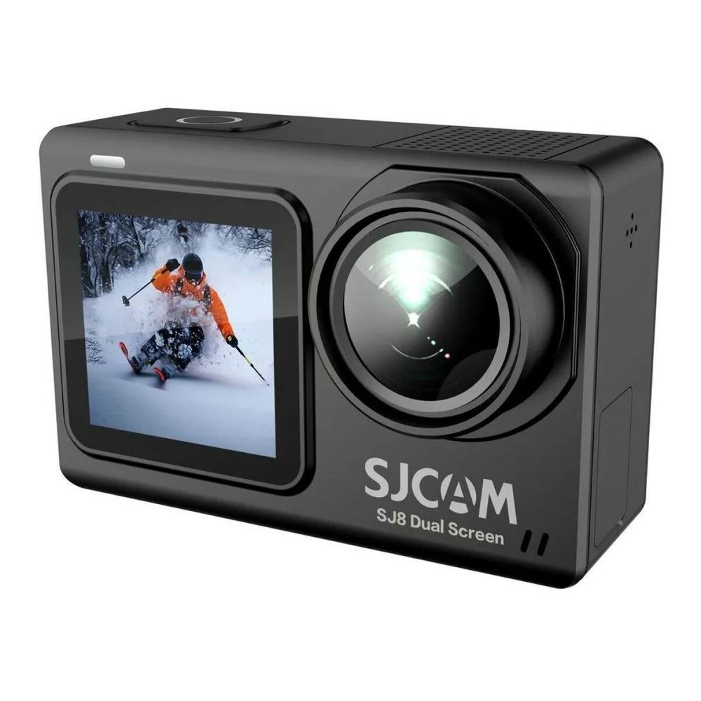 Экшн-камера SJCAM SJ8 DUAL-SCREEN, 12МП, 1200 мАч, черный