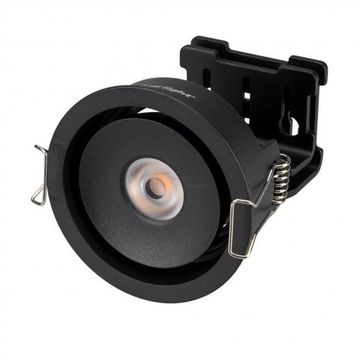 Встраиваемый светильник 9W 3000K 028147 черный CL-SIMPLE-R78-9W Warm3000 Arlight