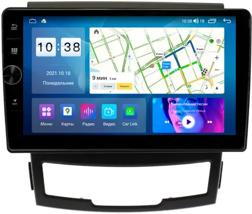 Магнитола для SsangYong Actyon II 2011-2013 - Parafar PF159LUX1FHDAV на Android 13, CarPlay, 4G SIM-слот