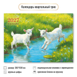 Календарь трио 2027 "Символ года" 10013 (Квадра)